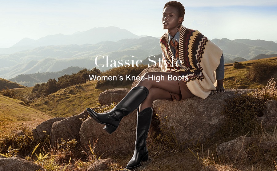 Luxury Thick Heel Shoes Women Knee High Boots 2022 Autumn Winter