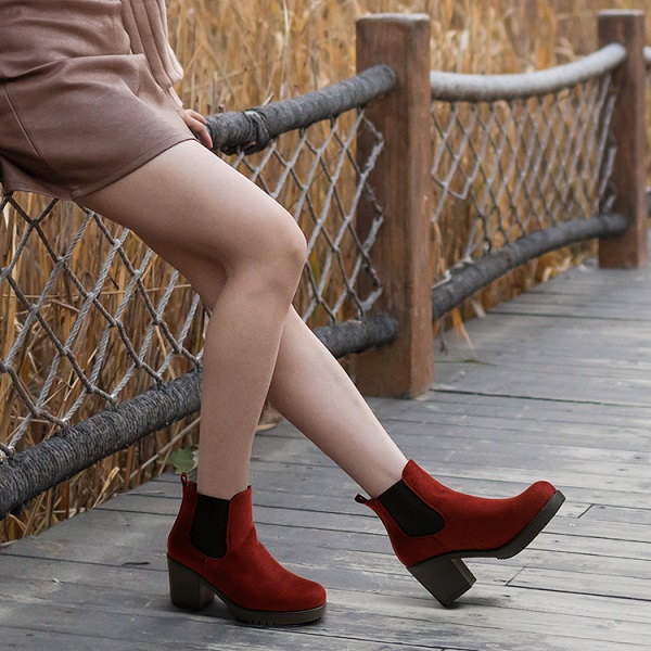chelsea boots with dresses