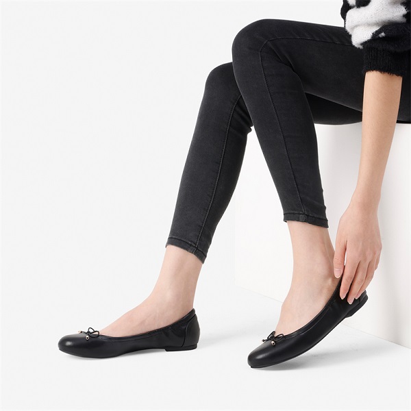 Women's Leather Flats | Leather Ballet Flats-Dream Pairs