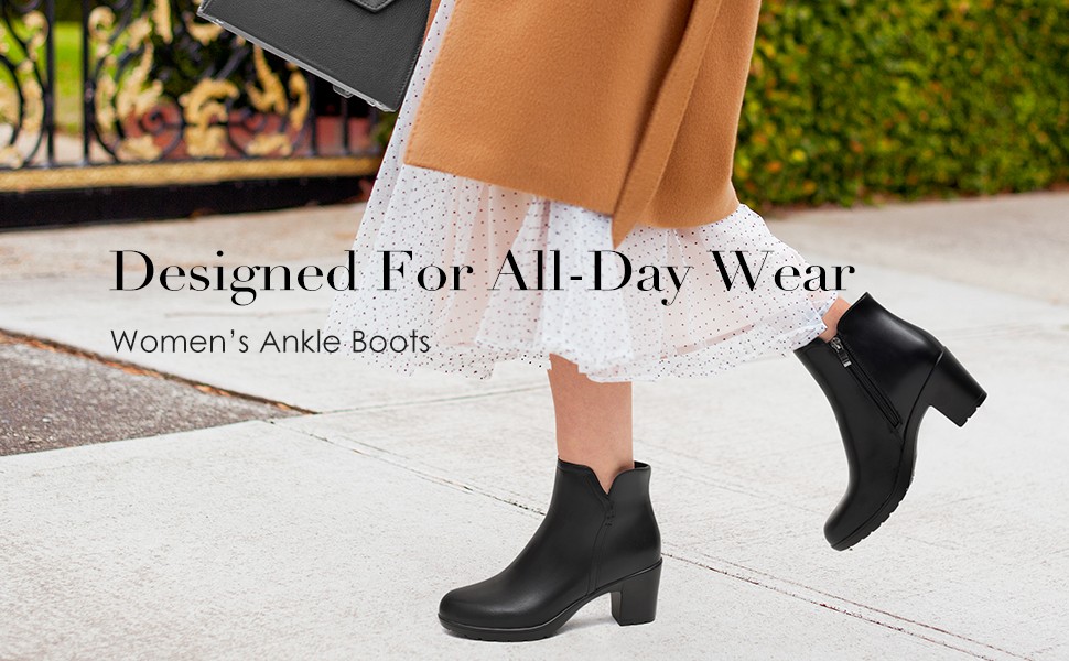 How To Wear Ankle Booties With A Dress