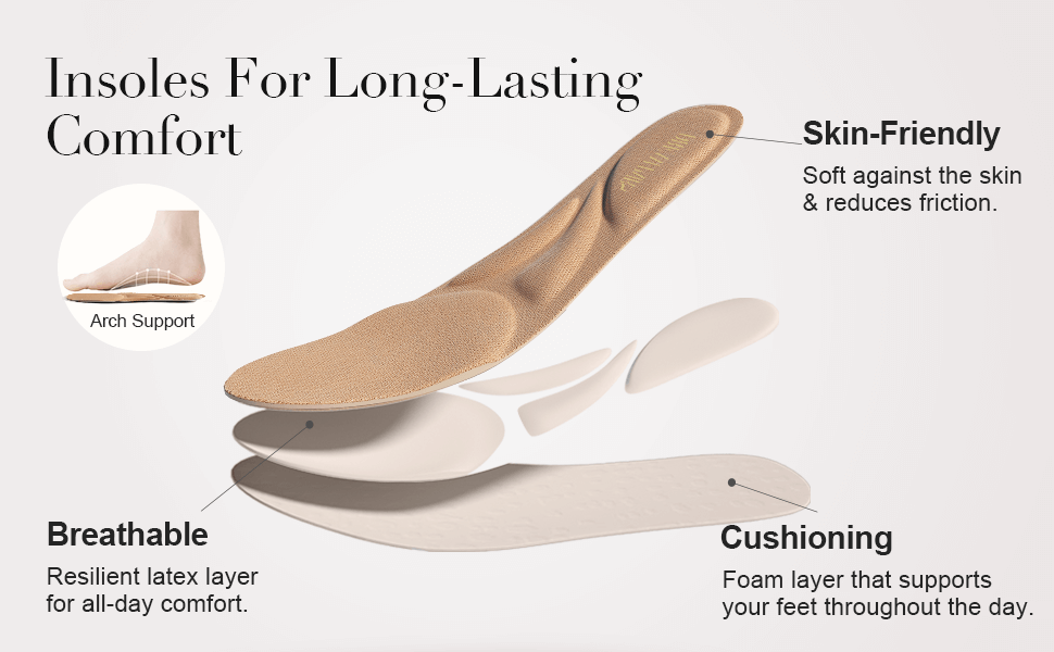 Arch Support Low Chunky Heel PumpsDream Pairs