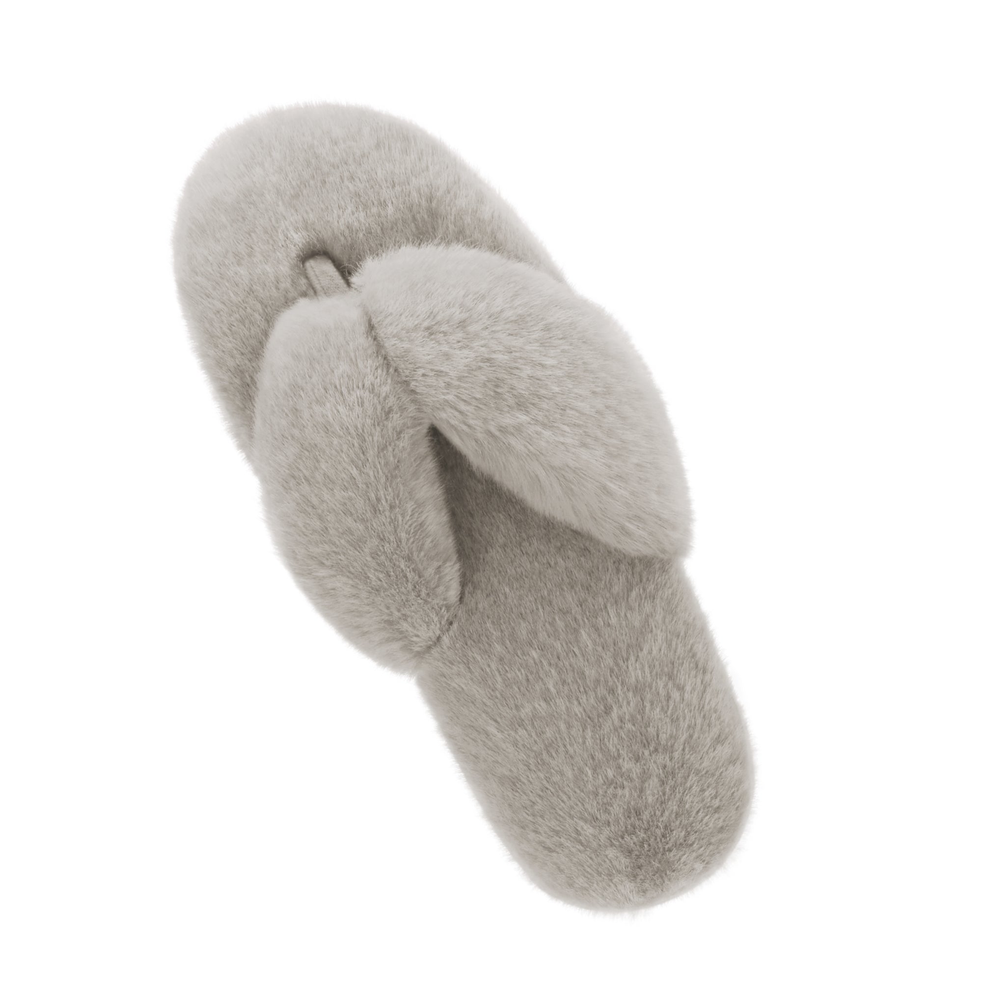 Følsom bliver nervøs Opaque Fluffy Flip Flop Slippers | Fur Lined Flip Flops-Dream Pairs
