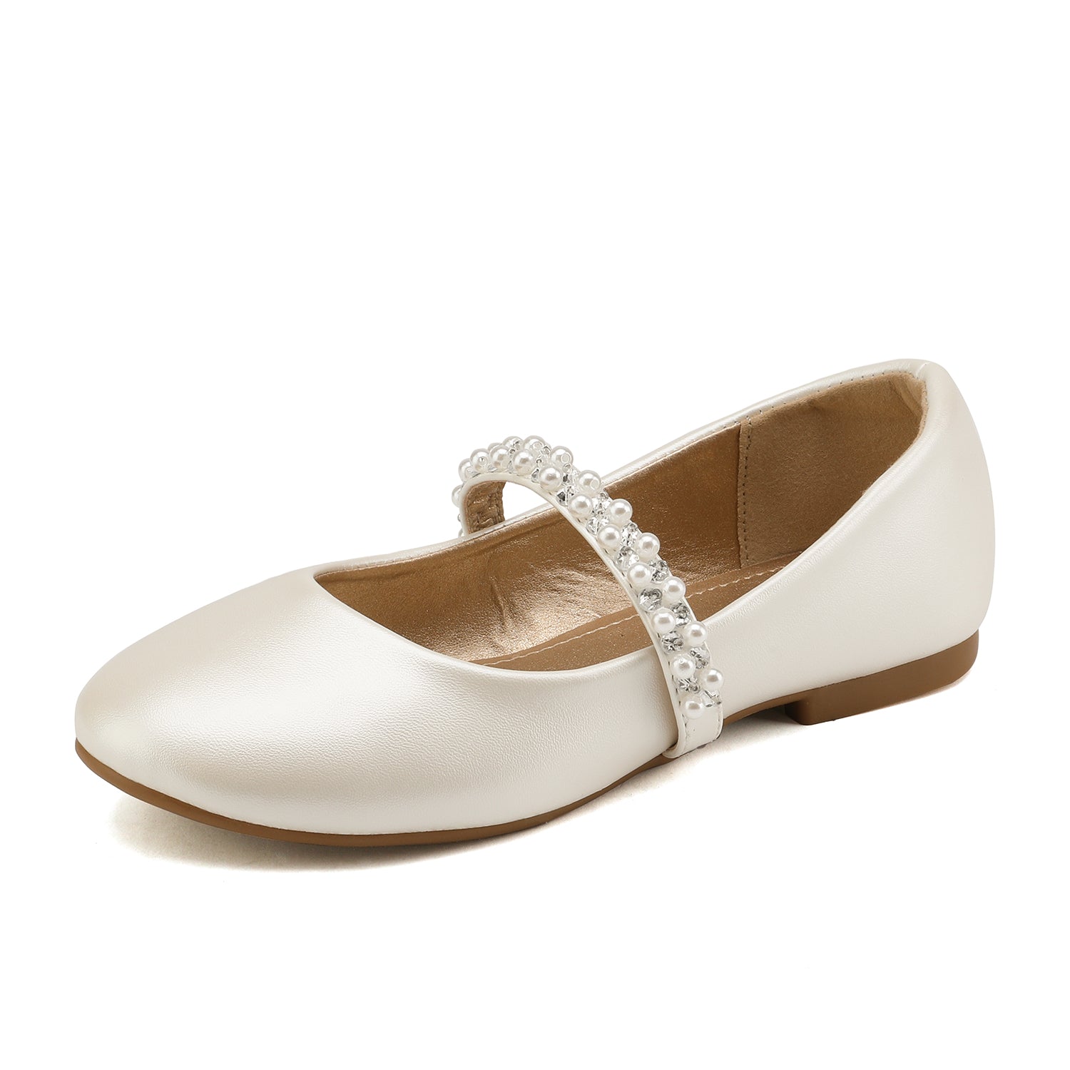 DREAM PAIRS Girls Ballerina Dress Shoes Mary Jane Flats 