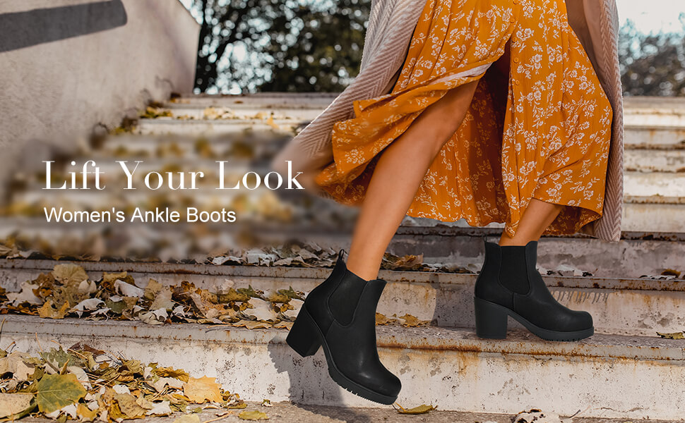 Victor tre Nyttig High Heel Chelsea Boots | Ankle Boots for Women-Dream Pairs