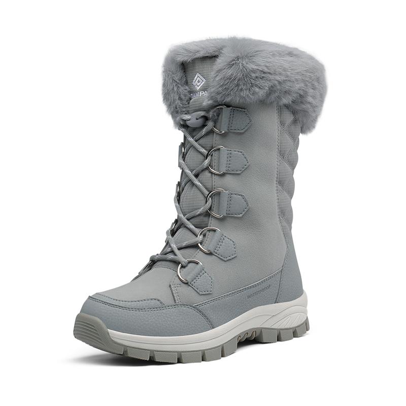Women s Fur Snow Boots Mid Calf Winter Boots Dream Pairs