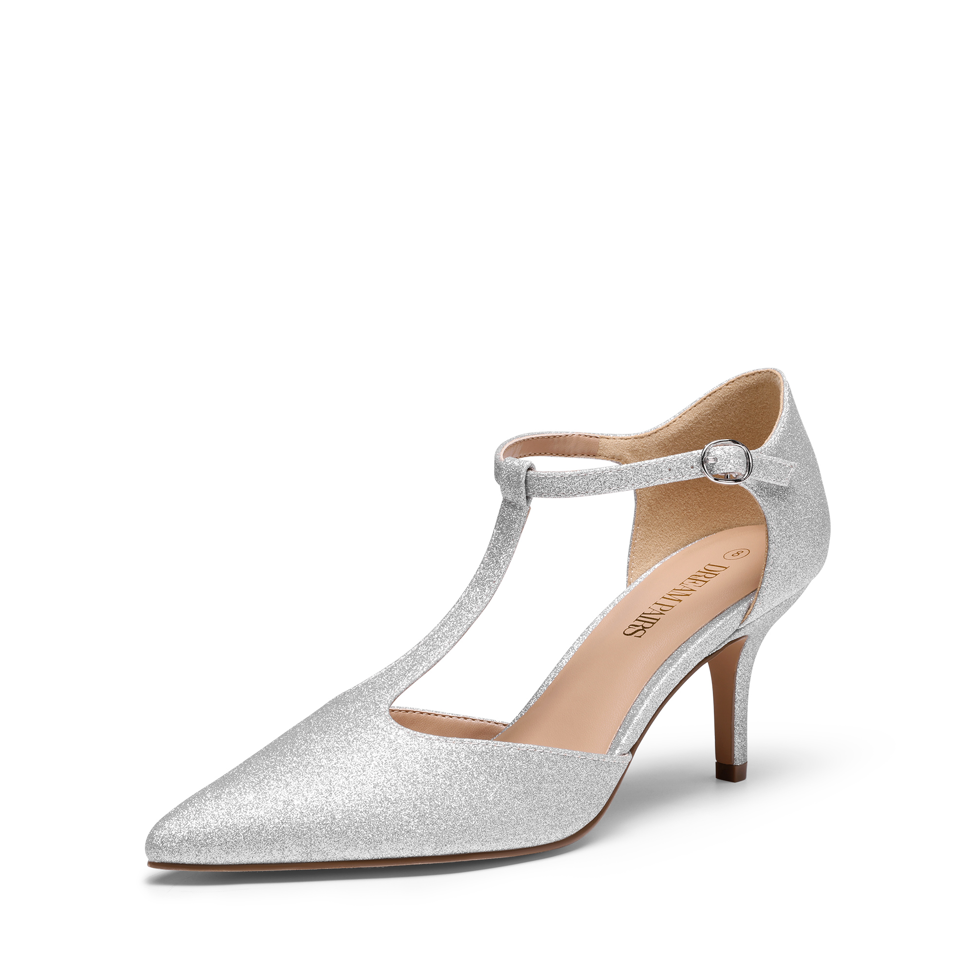 TStrap Kitten Heels PointedToe PumpsDream Pairs