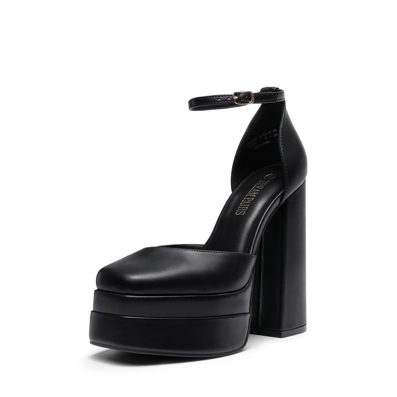 Ankle Strap Platform Pumps Women's Chunky PumpsDream Pairs