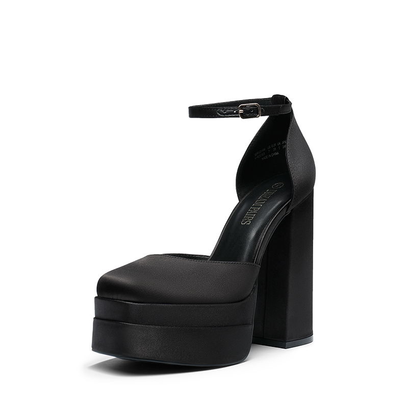 Lolita Leather Grey Suede Wooden Platform Heels | Crazy shoes, Platform  sandals heels, Heels