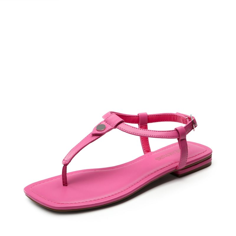 T Strap Thong Sandals Women s Flat Sandals Dream Pairs