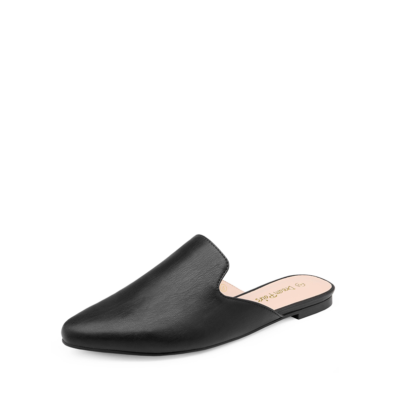 Pointed toe flat mules online
