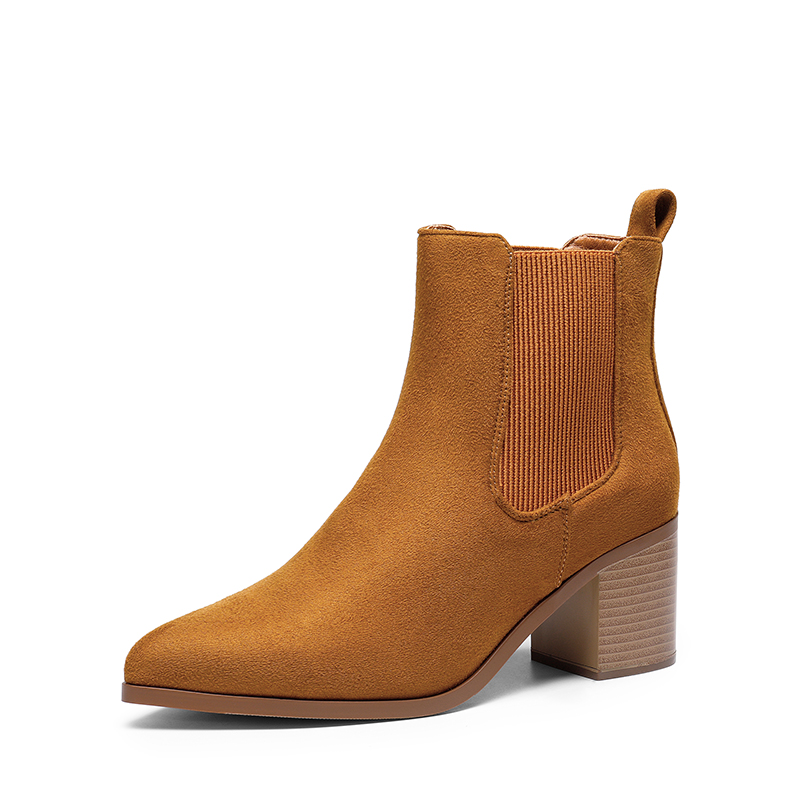 Pointed toe cheap chelsea bootie