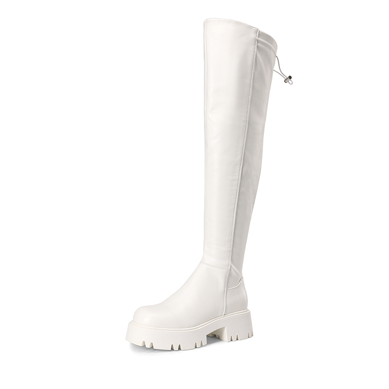 Lug sole over the knee boots hot sale