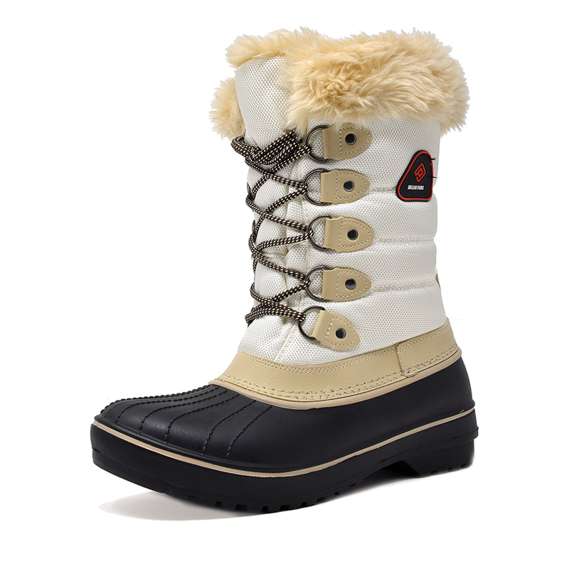 Women's Lace Up Winter Walking Snow Boots-Dream