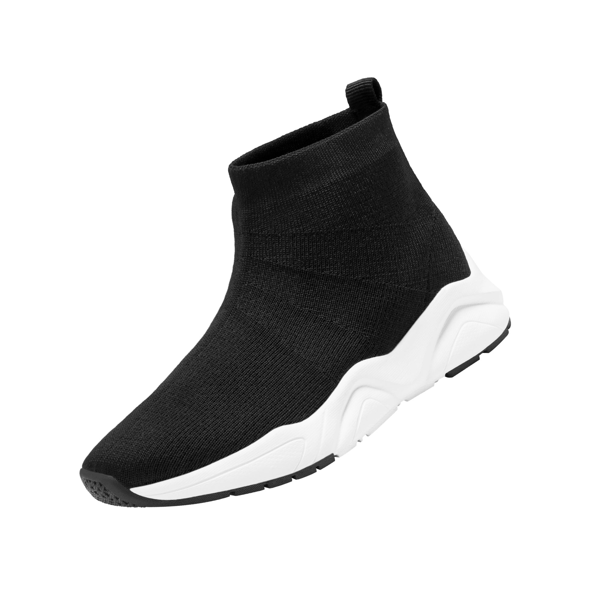 Women′ S Walking Shoes Knit Slip on High Top Fashion Sock Sneakers  Invisible Height Increasing Wedges Casual Sport Shoes - China Women Shoes  and Women Sneaker price | Made-in-China.com