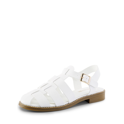 10 Fabulous Comfortable White Sandals For Summer Look