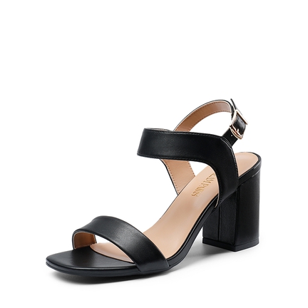 Elegant comfortable low chunky heel summer sandals sale