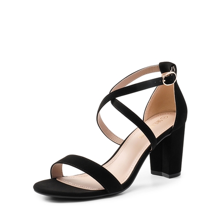 Elegant comfortable low chunky heel summer sandals sale