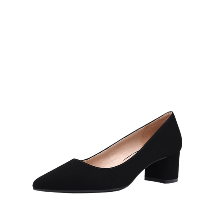 Women’s Block Heel Closed Toe Pumps-Dream Pairs