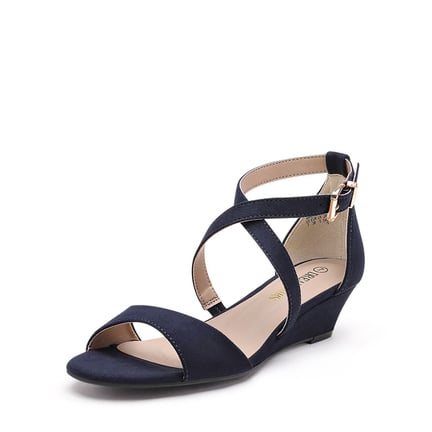 Low Wedge Dress Sandals | Wedge Sandals-Dream Pairs