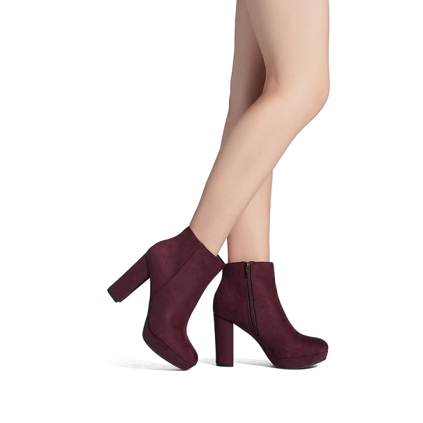 High Heel Ankle Boots Chunky Booties Dream Pairs
