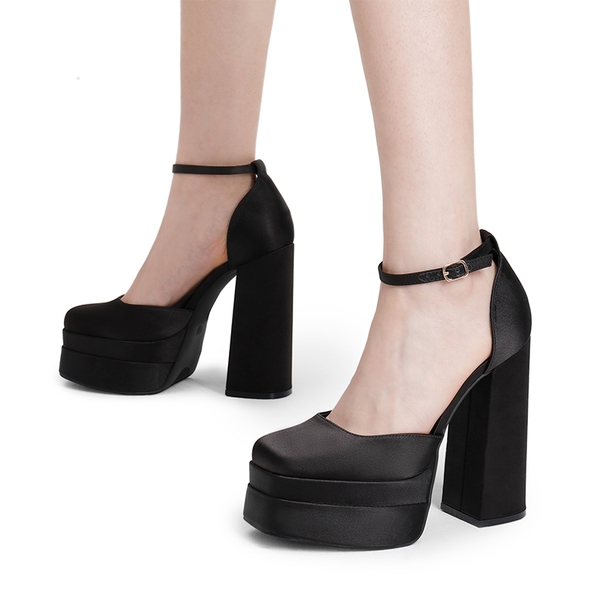 Ankle Strap Platform Pumps Women's Chunky PumpsDream Pairs