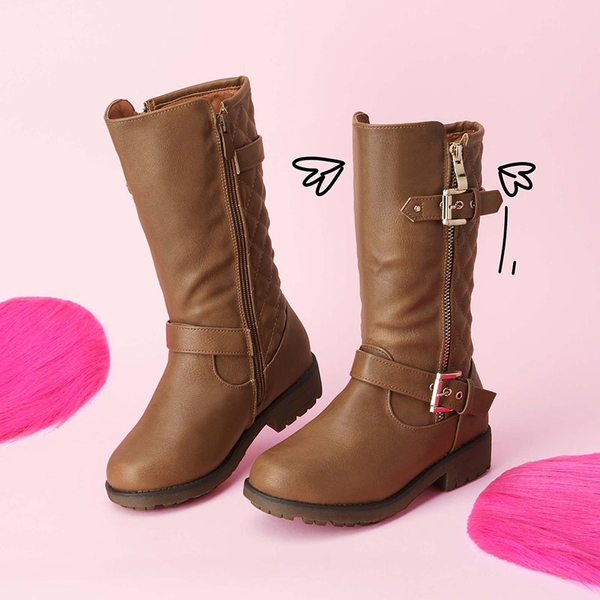 Girls Winter Riding Boots Fur Lined Boots Dream Pairs