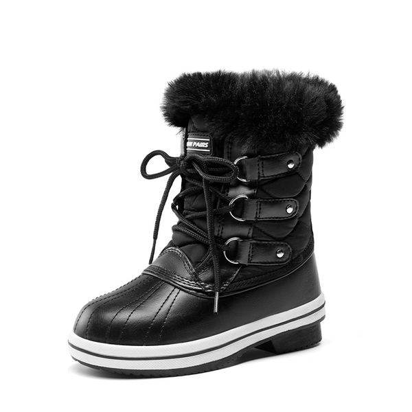 Kids fur shop boots