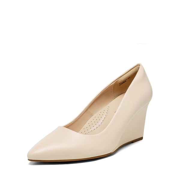 Nude pointed wedges clearance