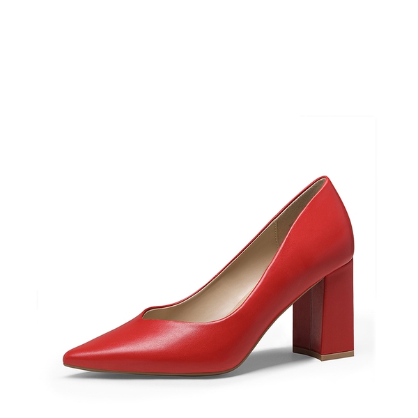 Women's Chunky Heel Pumps | Pointed Toe Pumps-Dream Pairs