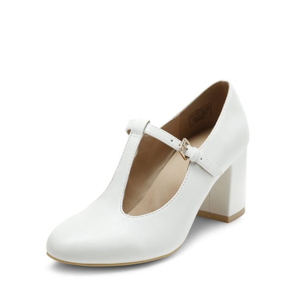 Calla Shoes | Mary Jane | Black Patent leather block heel