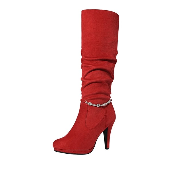 Knee High Heeled Boots | Women's Knee High Boots-Dream Pairs