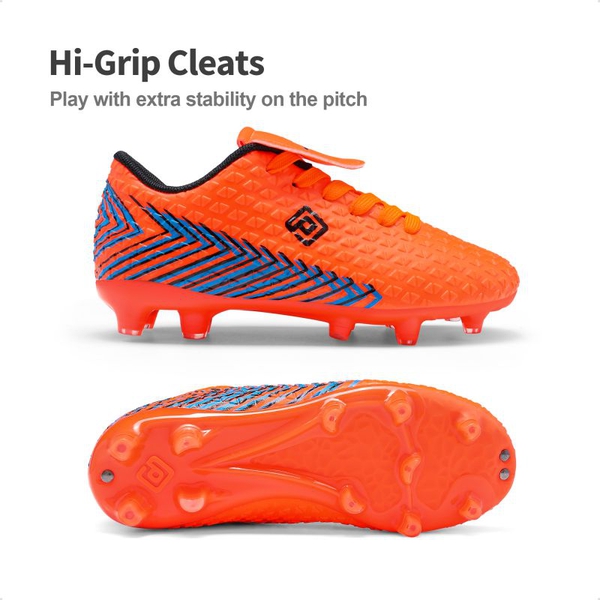 Orange and black cleats discount