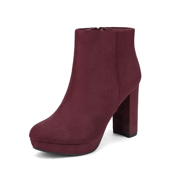 High Heel Ankle Boots Chunky Booties Dream Pairs