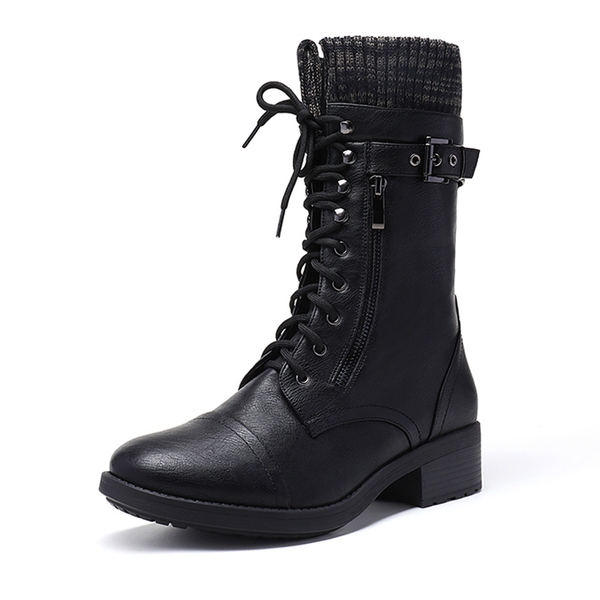 Lace up Mid Calf Riding Boots for WomenDream Pairs