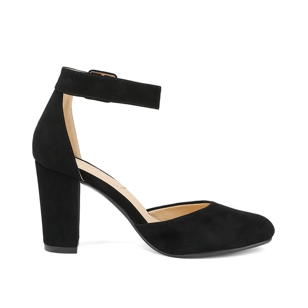 Square Toe Thin Strap Mary Jane - Thick Heel Shoes - Black - Shop no216  High Heels - Pinkoi