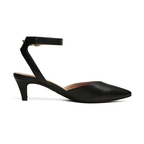 Ankle Strap Low Heel Pumps | Closed Toe Pumps-Dream Pairs