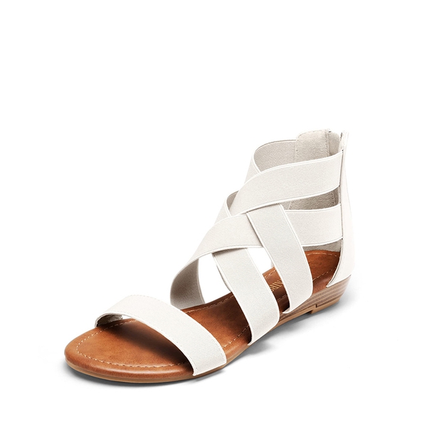 Wedges with discount elastic straps