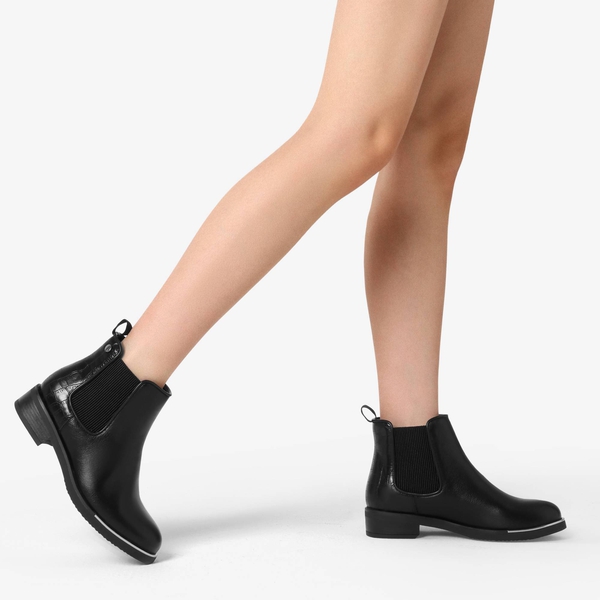 Elastic Chunky Chelsea Bootsdreampairshoes