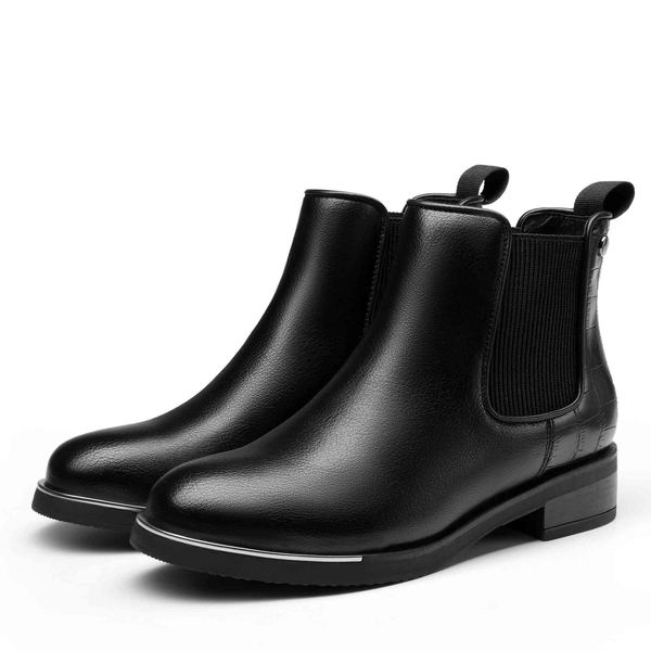 Elastic Chunky Chelsea Bootsdreampairshoes