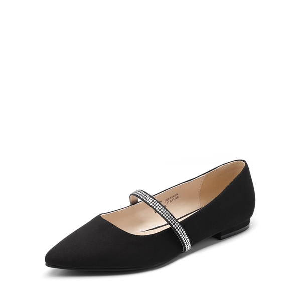 Womens rhinestone best sale flats
