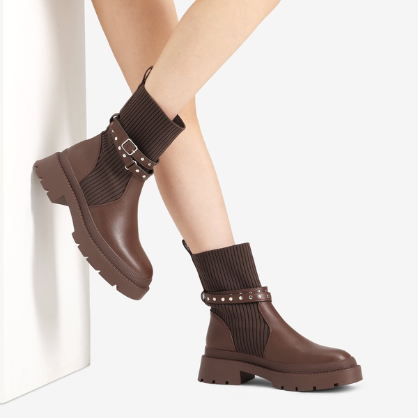 Boots with studs on sole sales