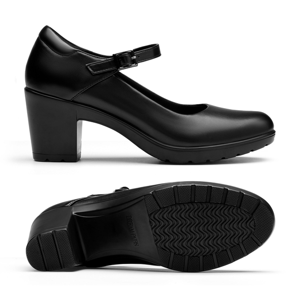 Round Toe Mary Jane Pumps Stand All Day PumpsDream Pairs