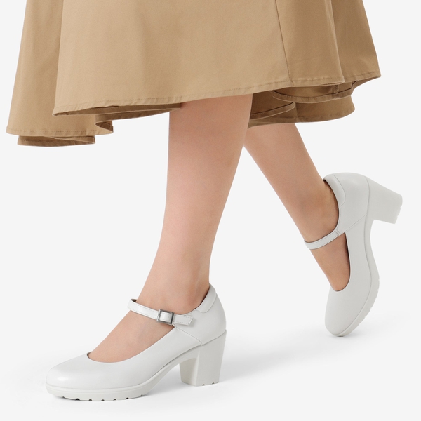 Cumulus - Black/White | Contrast mary jane shoes | Fluevog Shoes