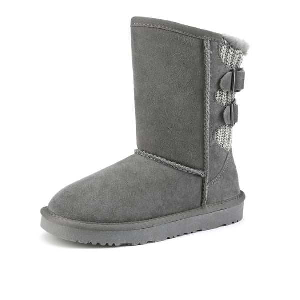 Kids Snow Boots | Winter Suede Boots-Dream Pairs