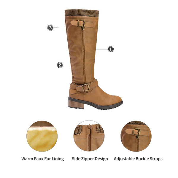 Dream pairs shop wide calf boots
