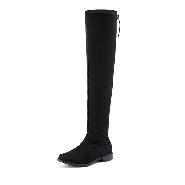 Low Heel Thigh High Boots-Dream Pairs